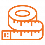 Icon of a measuring tape