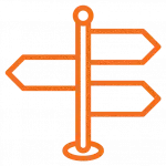 Icon of a signpost